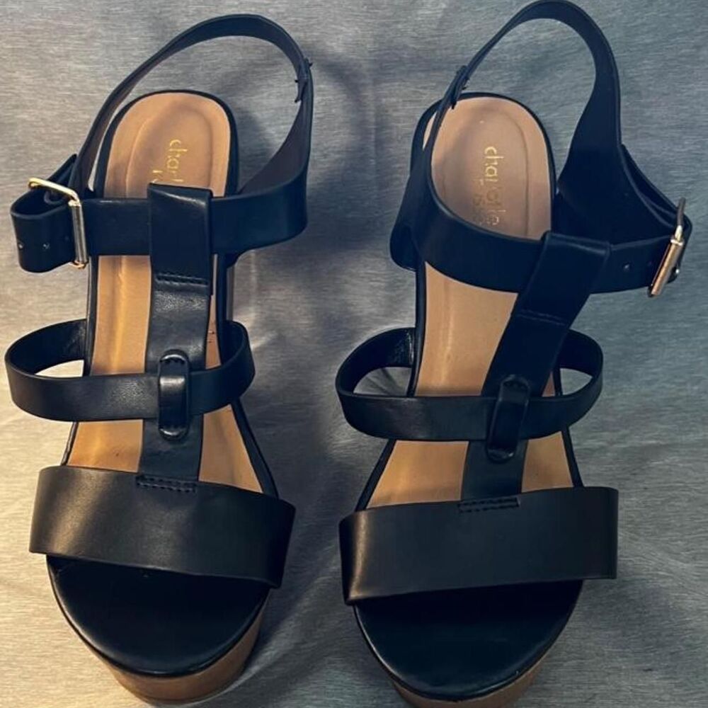 Charlotte-russe Women's Black Sandals